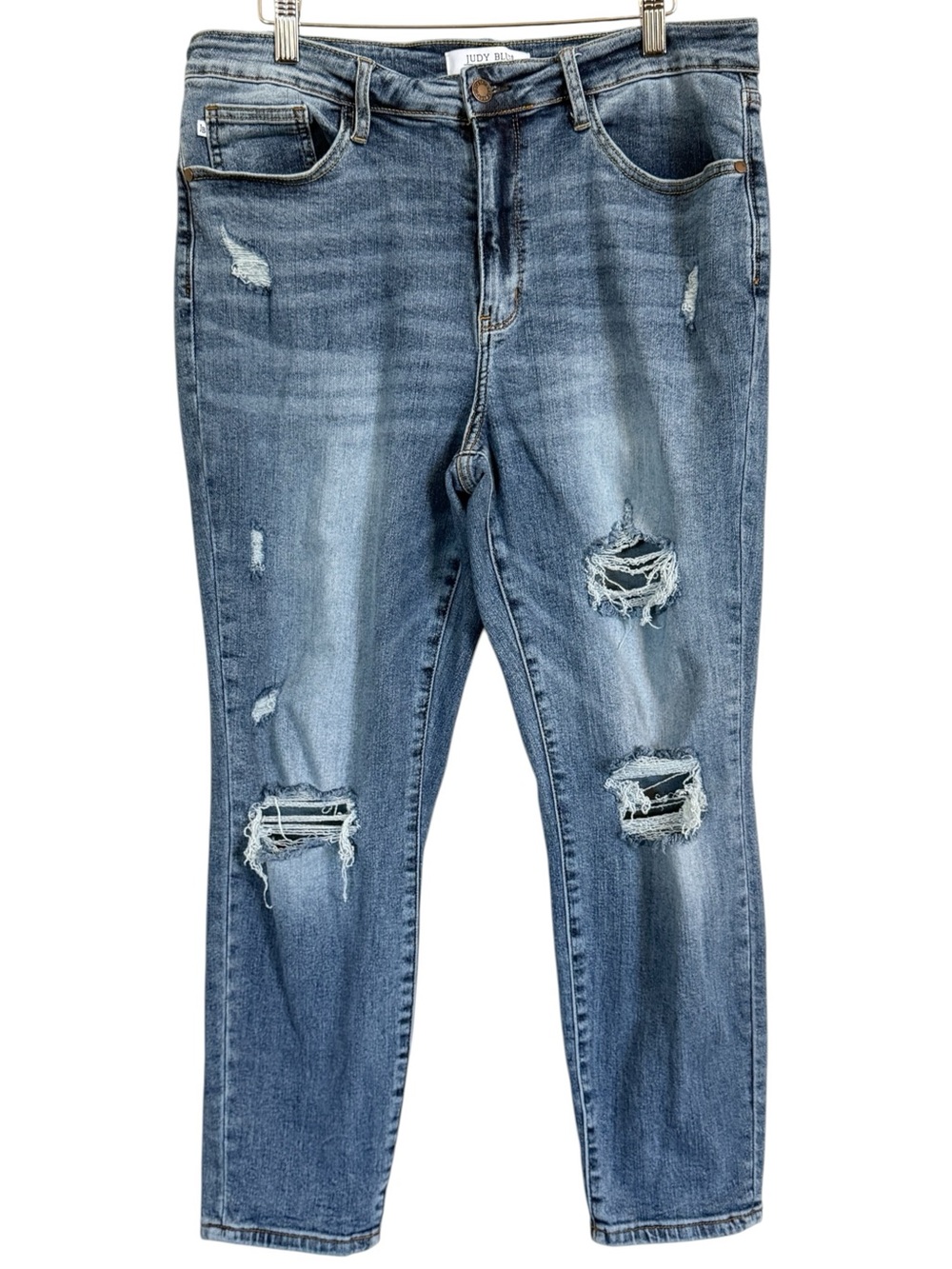 Judy Blue Distressed Slim Fit Boyfriend Jeans Style JB88372 Women’s 15/32